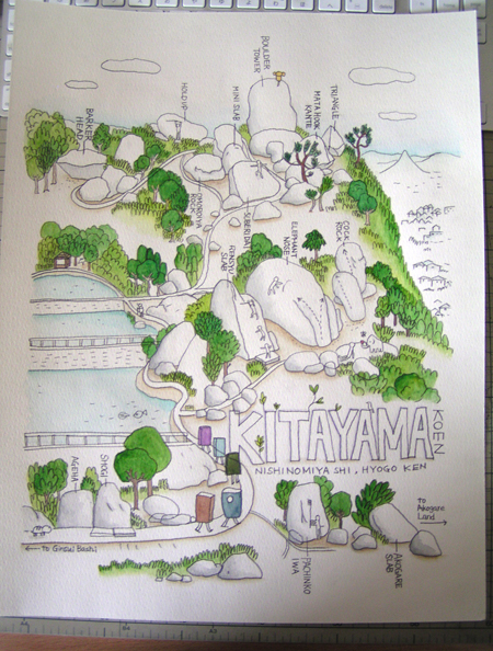 北山公園のトポ